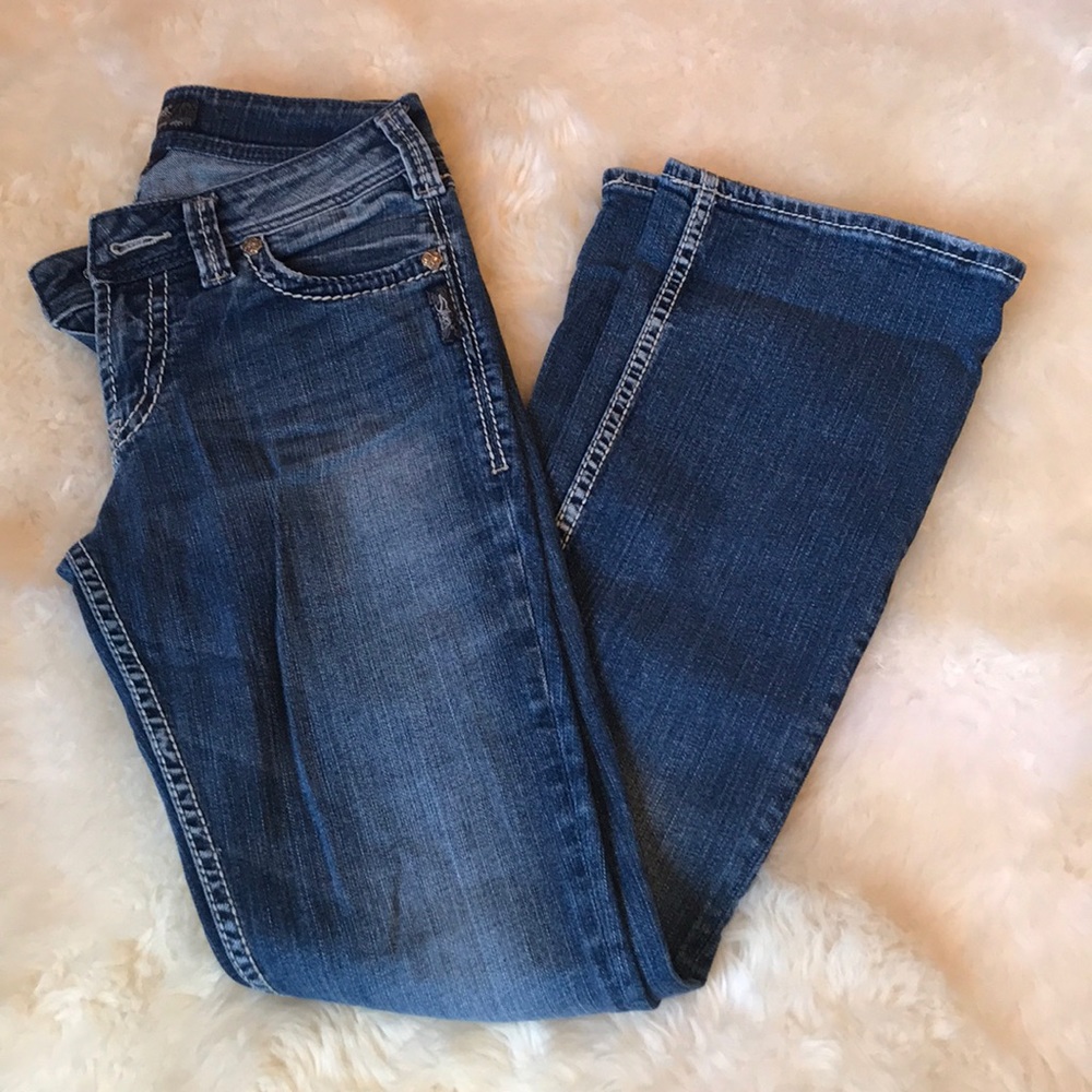 Silver Bootcut Jeans